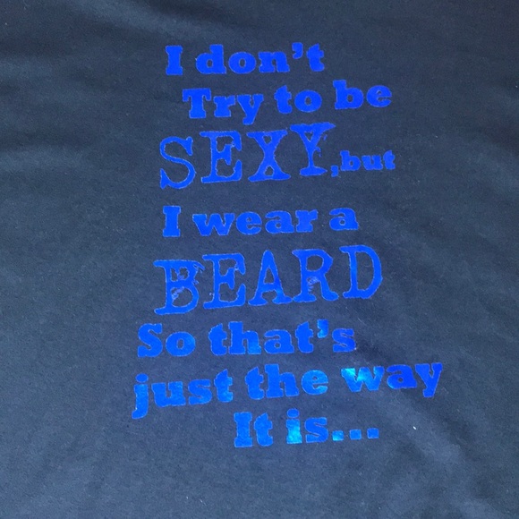 Black and Blue Funny Saying Graphic Tee 3XL New - Picture 2 of 5